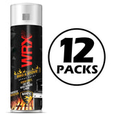 12X WRX Matt Black High Temperatures Bbq & Stove Spray Paint 400ml Spray Paint